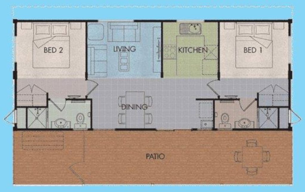 Velocity Village Accommodation Floor Plan